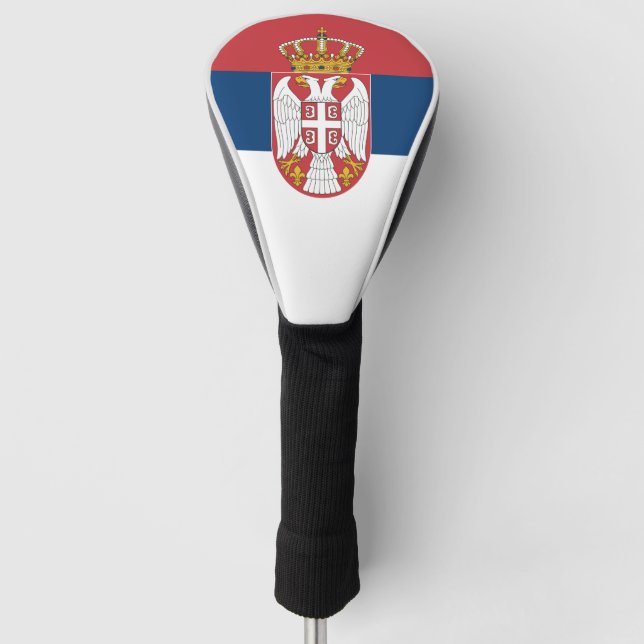 Funda Para Palo De Golf Bandera de Serbia (Anverso)