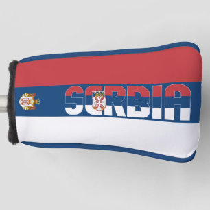 Funda Para Palo De Golf Bandera de Serbia Gorgeous Patriotic Head Cover