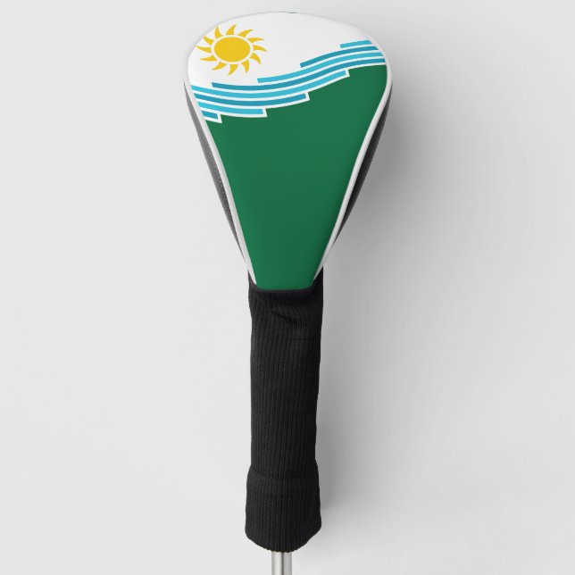 Funda Para Palo De Golf Bandera de Spokane, Washington (Anverso)