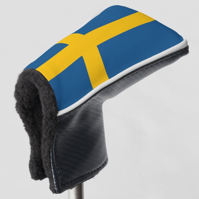 Funda Para Palo De Golf Bandera de Suecia (Anverso 3/4)
