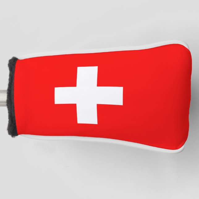 Funda Para Palo De Golf Bandera de Suiza (Anverso)