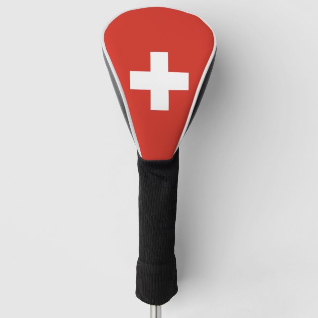 Funda Para Palo De Golf Bandera de Suiza (Anverso)