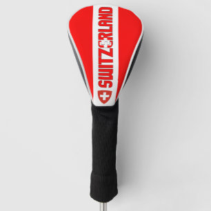 Funda Para Palo De Golf Bandera de Suiza Magnífica Patriótica