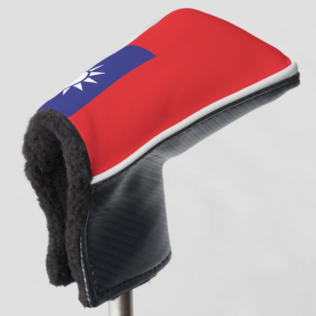 Funda Para Palo De Golf Bandera de Taiwán (Anverso 3/4)
