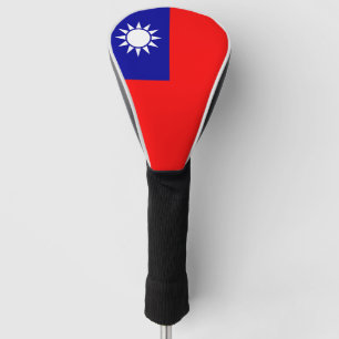 Funda Para Palo De Golf Bandera de Taiwán: República de China, Taipei chin