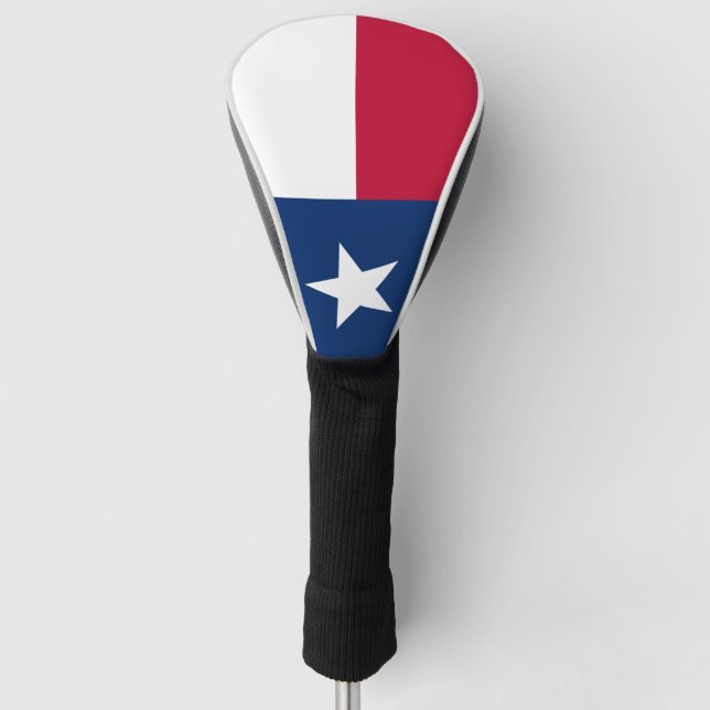 Funda Para Palo De Golf Bandera de Tejas (Anverso)