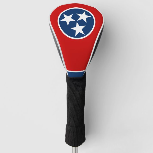 Funda Para Palo De Golf Bandera de Tennessean, bandera de estado norteamer (Anverso)