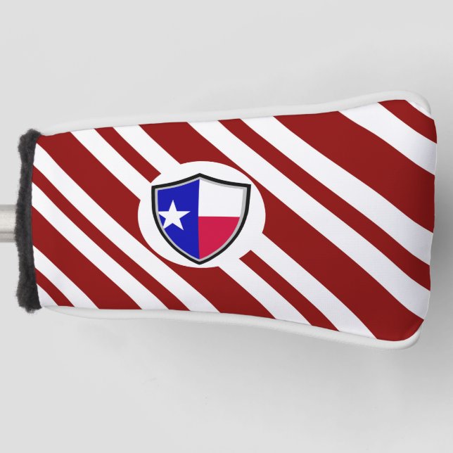 Funda Para Palo De Golf Bandera de Texas (Anverso)