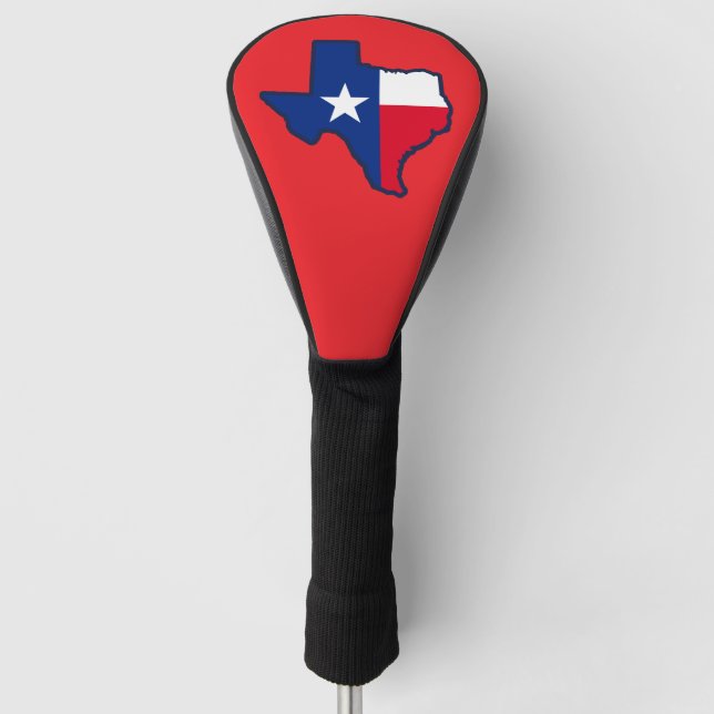 Funda Para Palo De Golf Bandera de Texas (Anverso)
