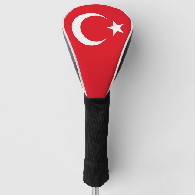 Funda Para Palo De Golf Bandera de Turquía (Anverso)