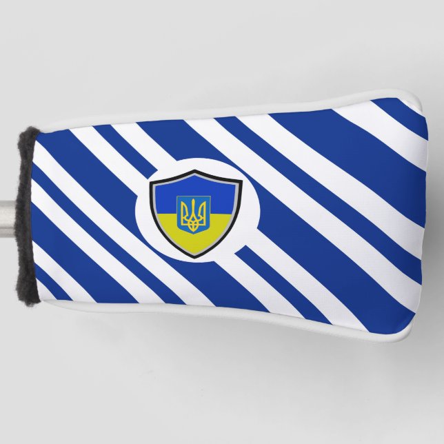Funda Para Palo De Golf Bandera de Ucrania (Anverso)