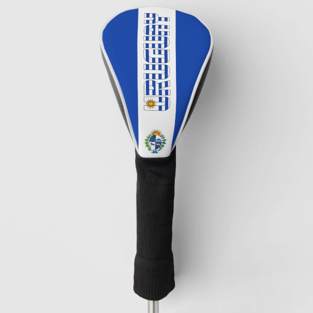 Funda Para Palo De Golf Bandera de Uruguay espléndida patriótica (Anverso)