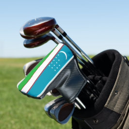 Funda Para Palo De Golf Bandera de Uzbekistán