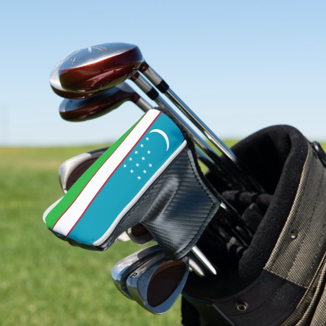 Funda Para Palo De Golf Bandera de Uzbekistán (In Situ)