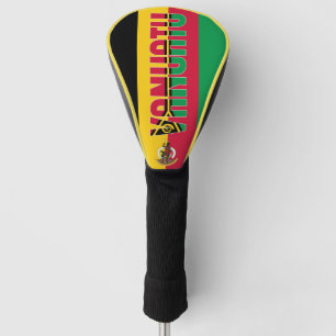 Funda Para Palo De Golf Bandera de Vanuatu espléndida patriótica