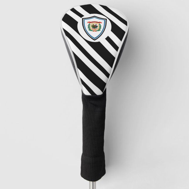 Funda Para Palo De Golf Bandera de Virginia Occidental (Anverso)