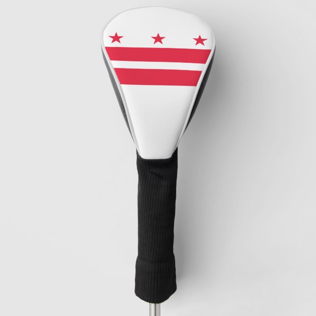 Funda Para Palo De Golf Bandera de Washington DC (Anverso)