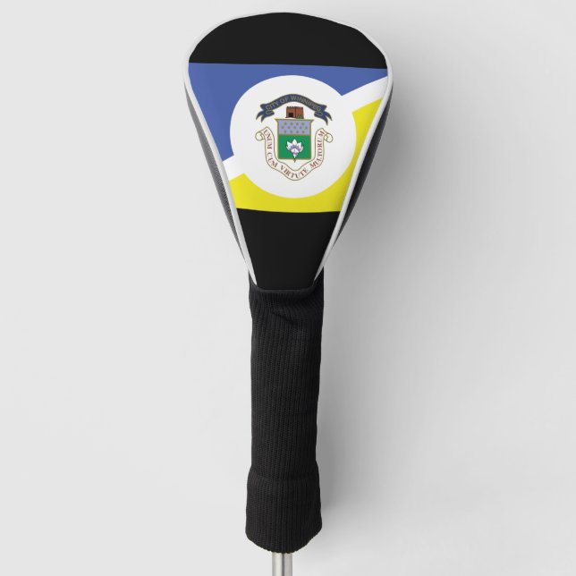Funda Para Palo De Golf Bandera de Winnipeg, cubierta del cabezal de golf  (Anverso)