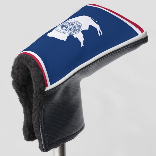 Funda Para Palo De Golf Bandera de Wyoming (Anverso 3/4)