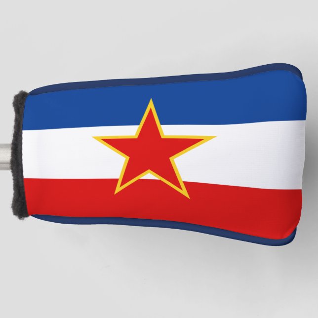 Funda Para Palo De Golf Bandera de Yugoslavia (Anverso)