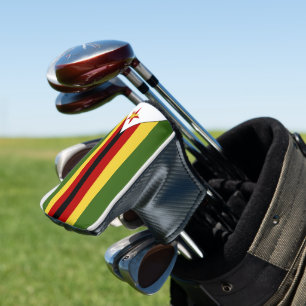 Funda Para Palo De Golf Bandera de Zimbabue