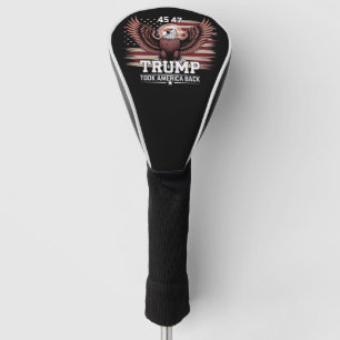 Funda Para Palo De Golf Bandera del águila de Trump presidente 45º 47º 202