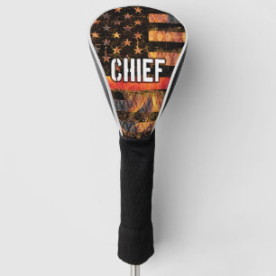 Funda Para Palo De Golf Bandera del bombero jefe