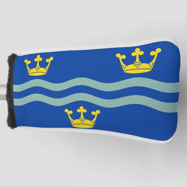 Funda Para Palo De Golf Bandera del Cambridgeshireaper (Anverso)