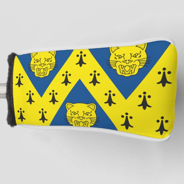 Funda Para Palo De Golf Bandera del condado de Shropshire (Anverso)