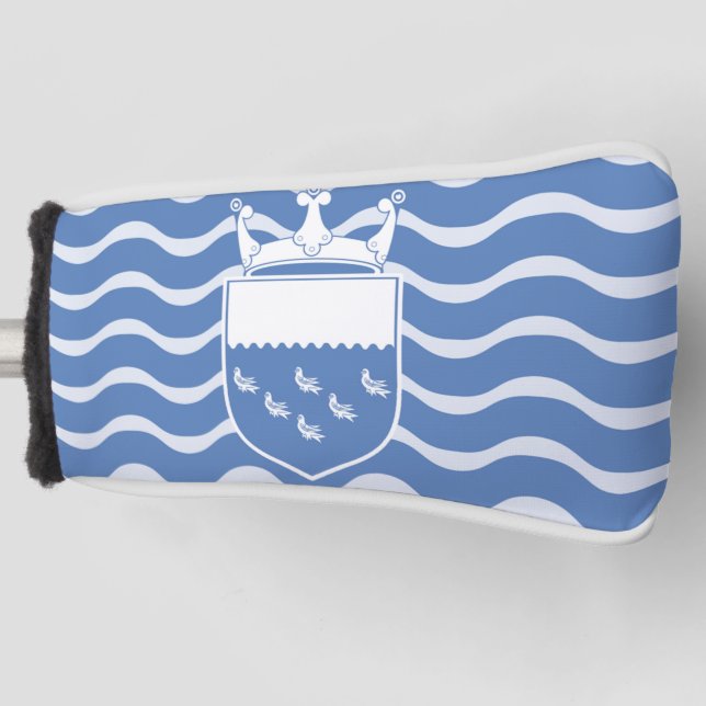 Funda Para Palo De Golf Bandera del condado de Sussex Occidental (Anverso)