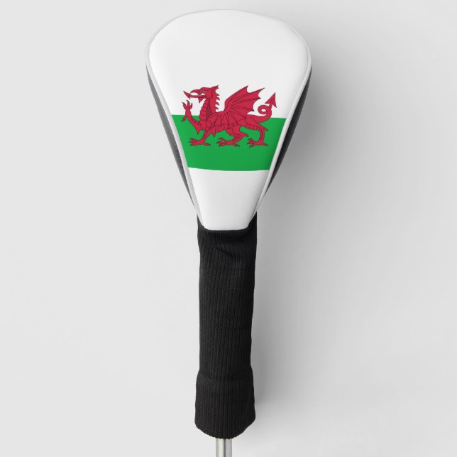 Funda Para Palo De Golf Bandera del dragón galés (Anverso)
