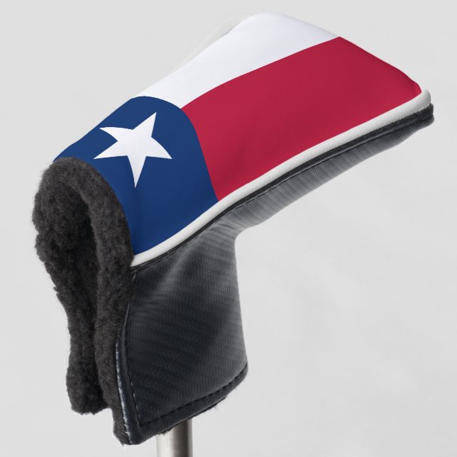 Funda Para Palo De Golf Bandera del Estado de la Estrella solitaria de Tex (Anverso 3/4)
