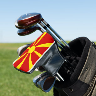 Funda Para Palo De Golf Bandera del Norte de Macedonia
