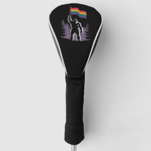 Funda Para Palo De Golf Bandera del Nuevo Orgullo Progresista LGBTQ Bigfoo