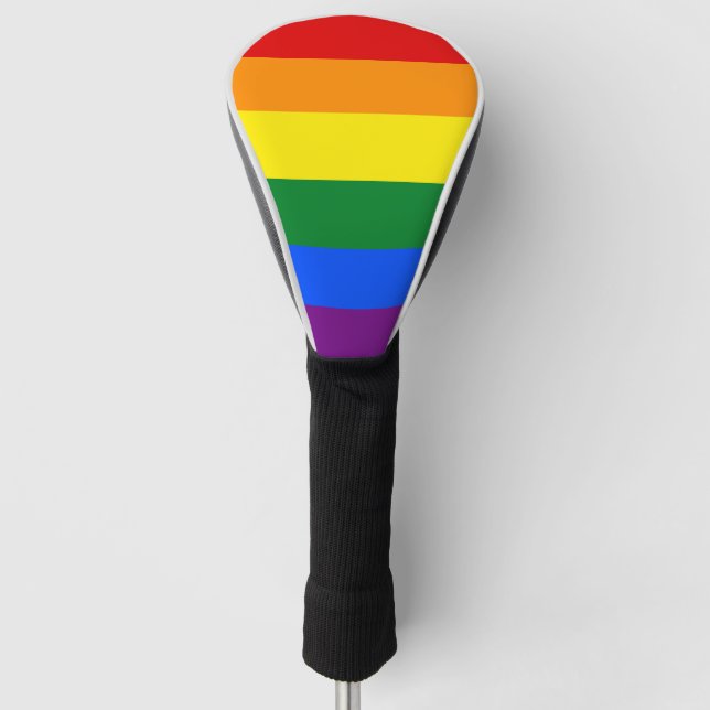 Funda Para Palo De Golf Bandera del orgullo LGBT (Anverso)