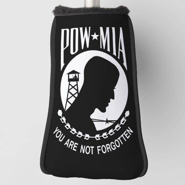 Funda Para Palo De Golf Bandera del POW MIA: Soldados desaparecidos en la  (Girar 90)