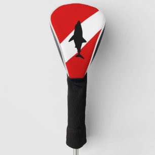 Funda Para Palo De Golf Bandera del salto: Tiburón
