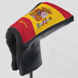 Funda Para Palo De Golf Bandera española y clubes deportivos de Golf Españ