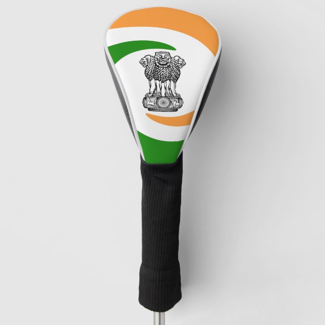 Funda Para Palo De Golf Bandera espiral india (Anverso)