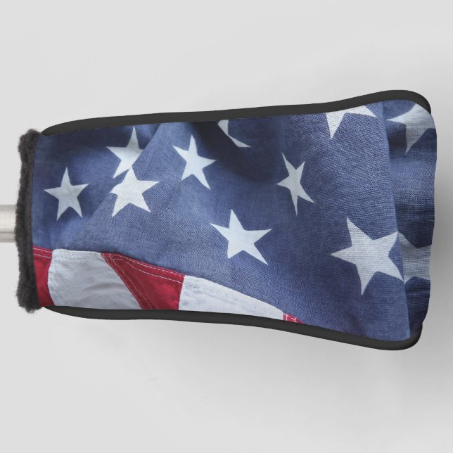 Funda Para Palo De Golf bandera estadounidense (Anverso)