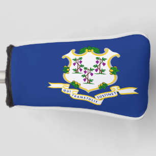Funda Para Palo De Golf Bandera estatal de Connecticut