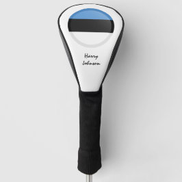 Funda Para Palo De Golf Bandera estonia y clubes de golf monogramados