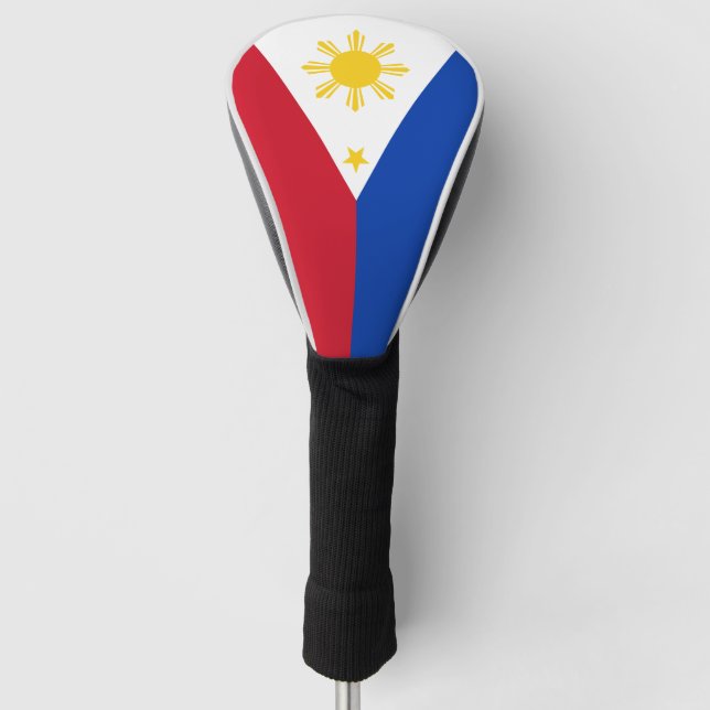 Funda Para Palo De Golf Bandera filipina de Filipinas (Anverso)