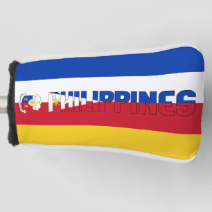 Funda Para Palo De Golf Bandera filipina espléndida patriótica
