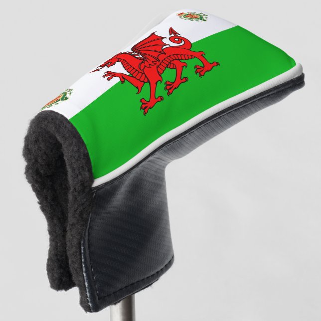 Funda Para Palo De Golf Bandera galesa (Anverso 3/4)