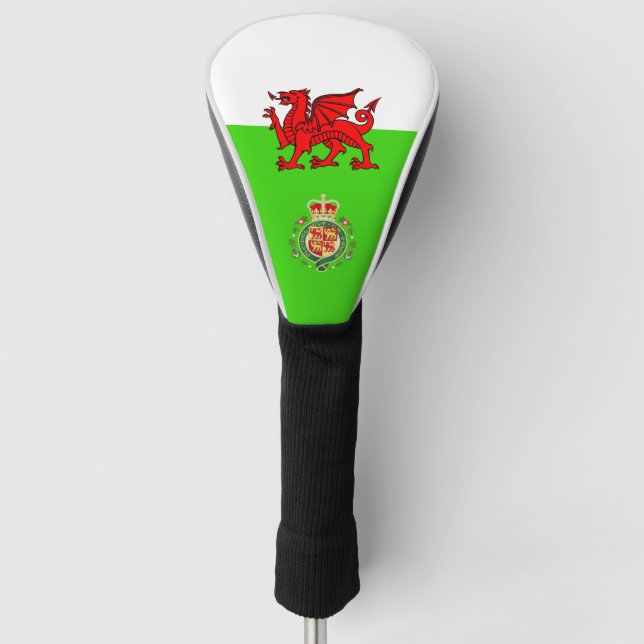 Funda Para Palo De Golf Bandera galesa (Anverso)