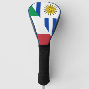 Funda Para Palo De Golf Bandera italiana uruguaya