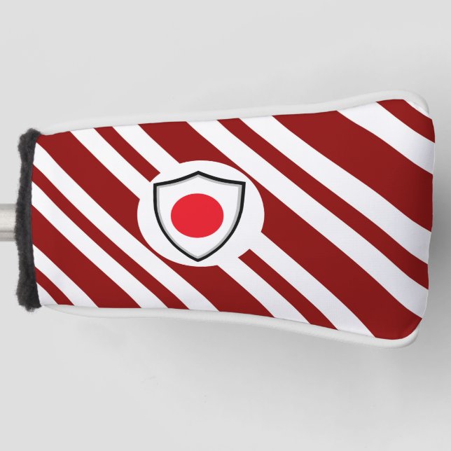 Funda Para Palo De Golf Bandera japonesa (Anverso)