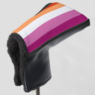 Funda Para Palo De Golf Bandera Lesbiana LGBTQ+ Stripes Pride Golf -
