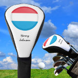 Funda Para Palo De Golf Bandera luxemburguesa y clubes de golf monogramado<br><div class="desc">Portada del GOLF: nombre monopólico de la bandera luxemburguesa,  juegos de golf - amor a mi país,  viajes,  vacaciones,  patriotas golfistas / hinchas deportivos</div>